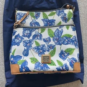 Dooney & Bourke Blue Bougainvillea Crossbody